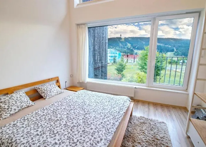 Daire Klinovec Meadows Residence, Two Bedroom Loučná pod Klínovcem